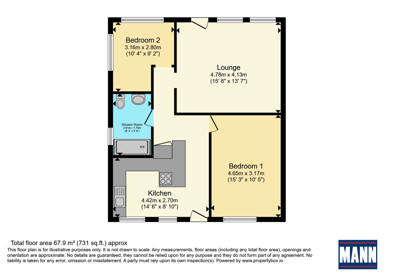 17B,, South Lane, Waterlooville floorplan