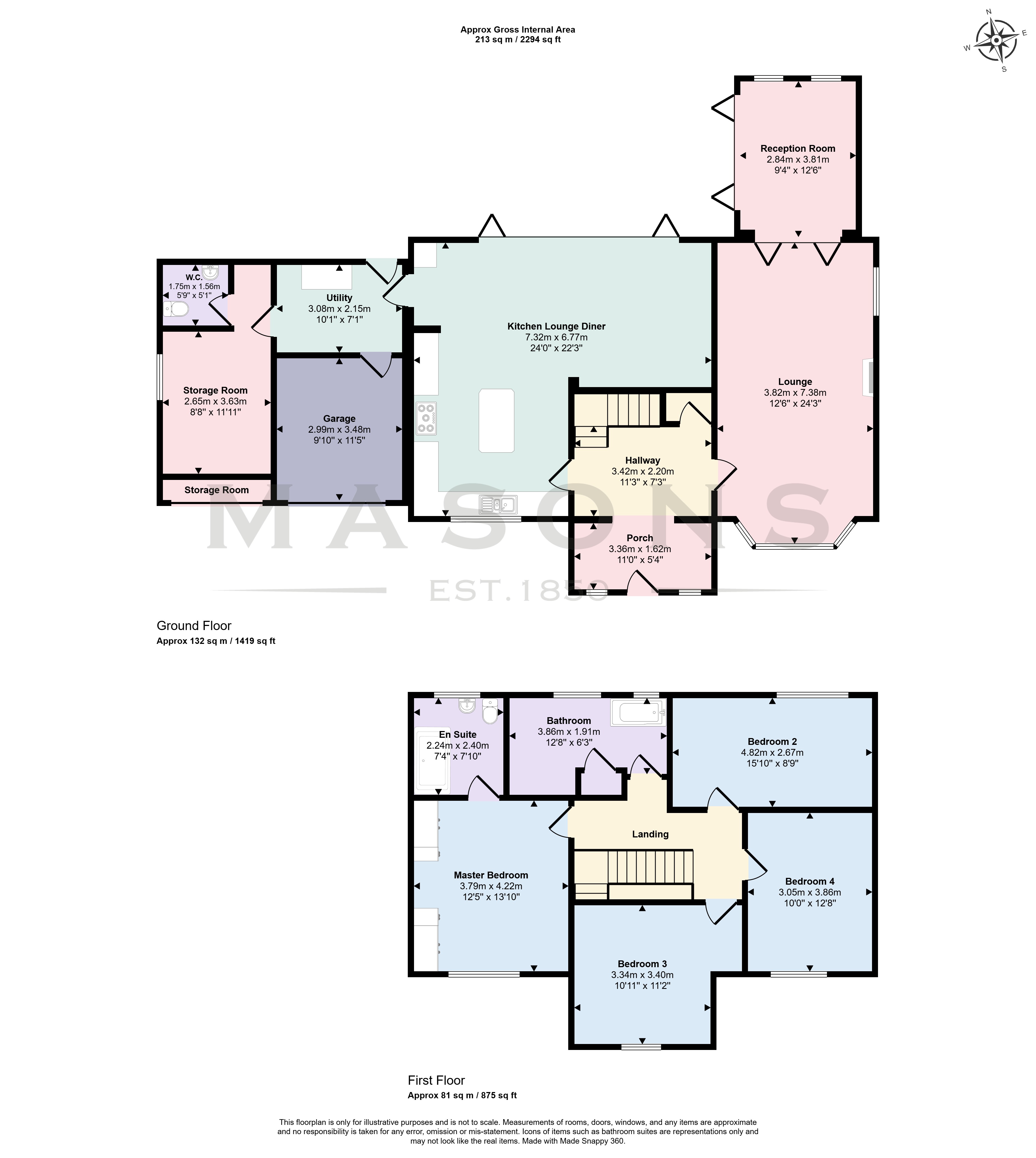 20, Meridian View, Louth floorplan