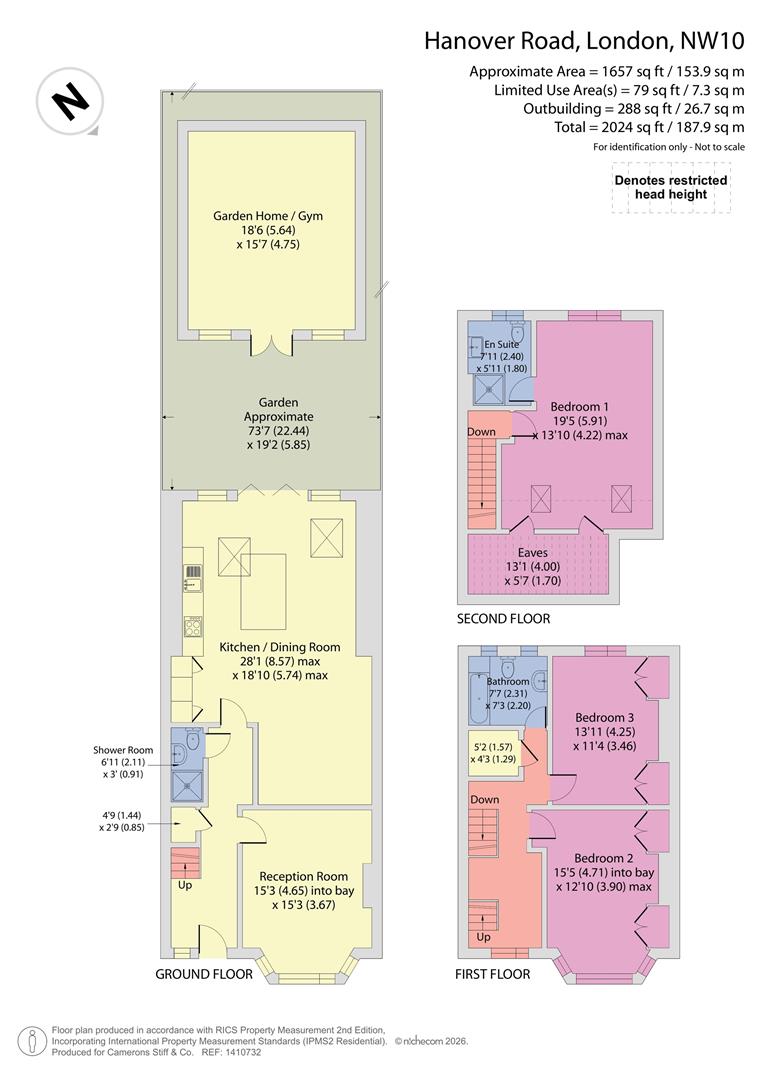 95, Hanover Road, London floorplan