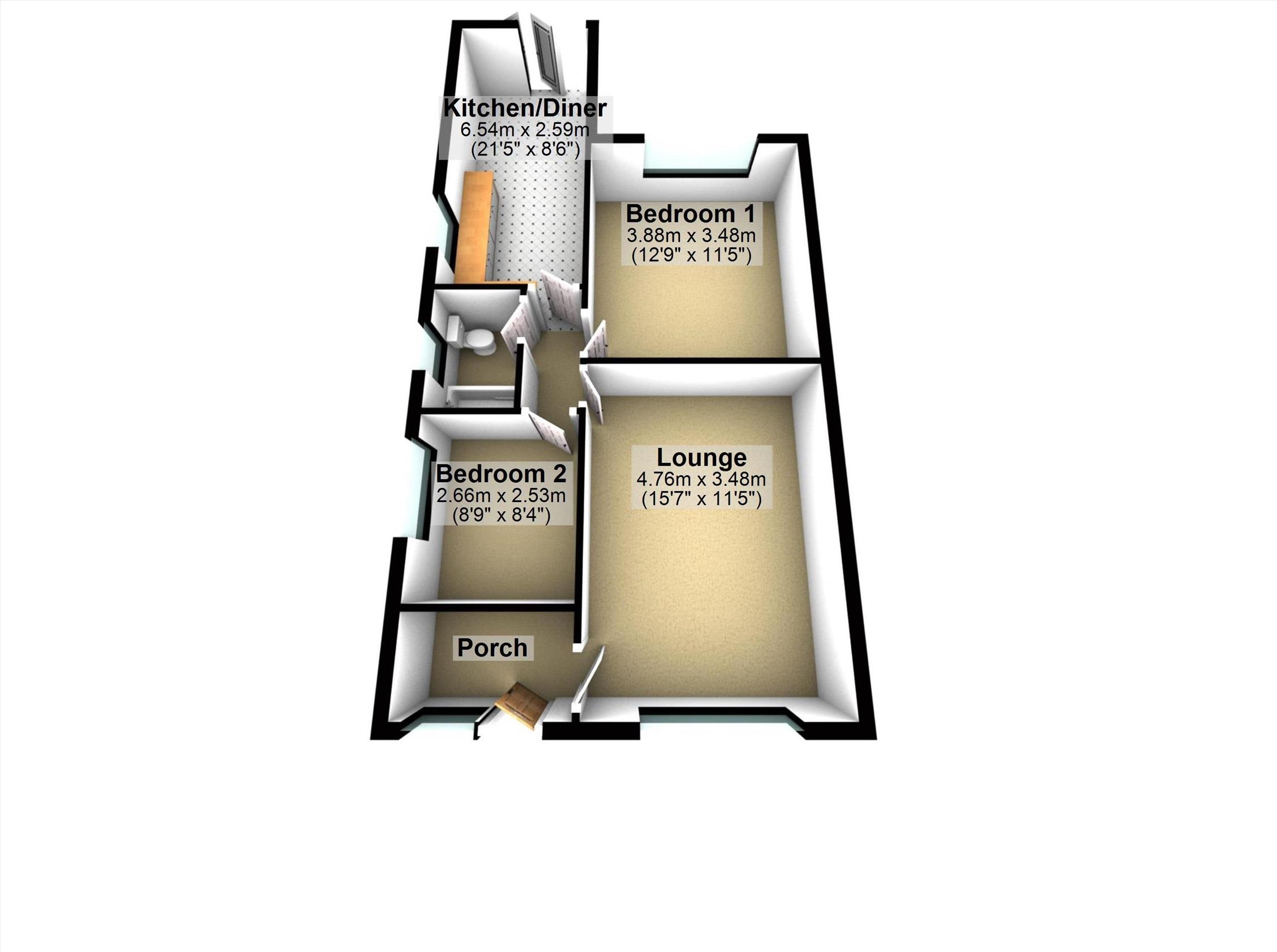 2 Bedrooms Bungalow for sale in Kevin Avenue, Poulton Le Fylde FY6