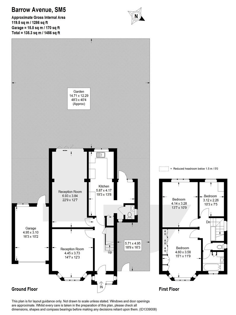 8, Barrow Avenue, Carshalton floorplan