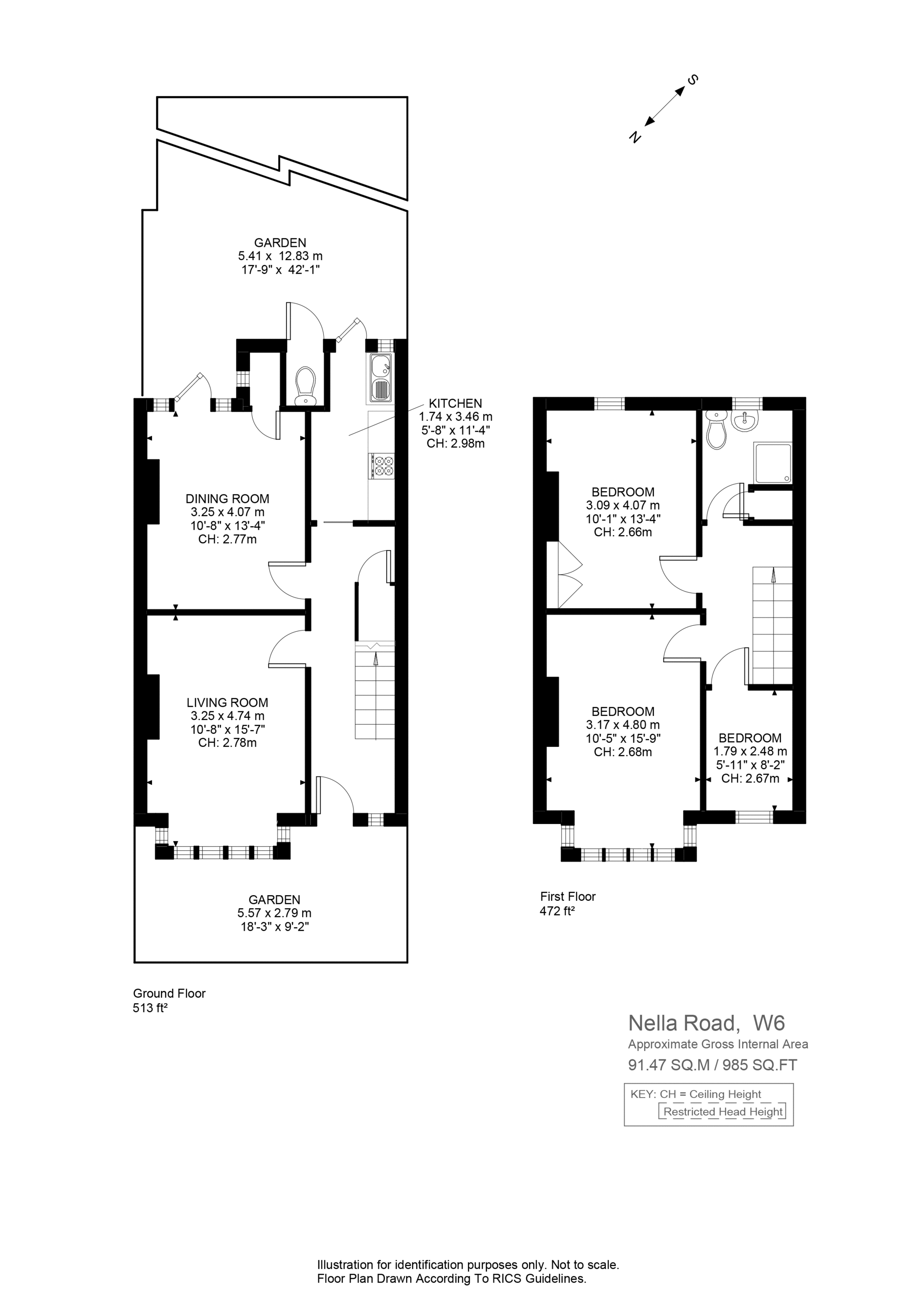 3 Bedrooms Terraced house for sale in Nella Road, Hammersmith, London W6