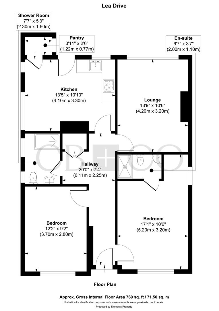 3, Lea Drive, Derby floorplan