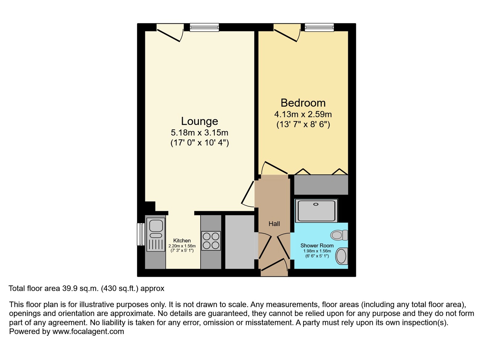 6, Homedowne House, Gosforth floorplan