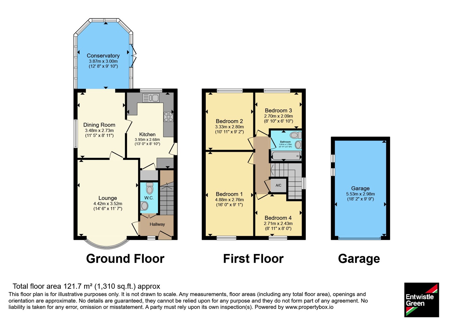 15, Stoneyhurst Avenue, Lancashire floorplan
