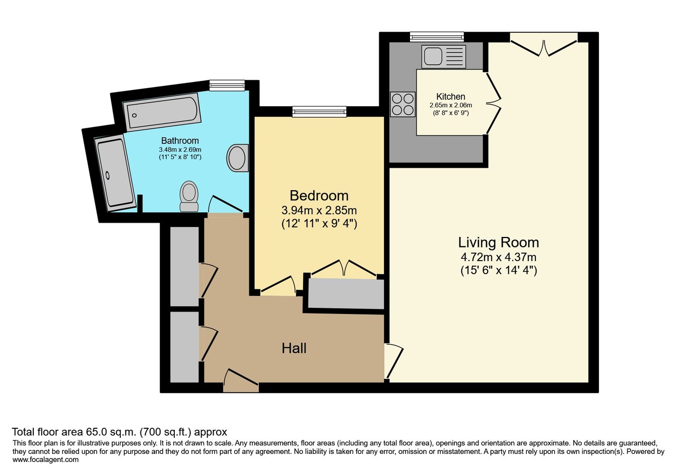 Aire Valley Court, Beech Street, Bingley floorplan