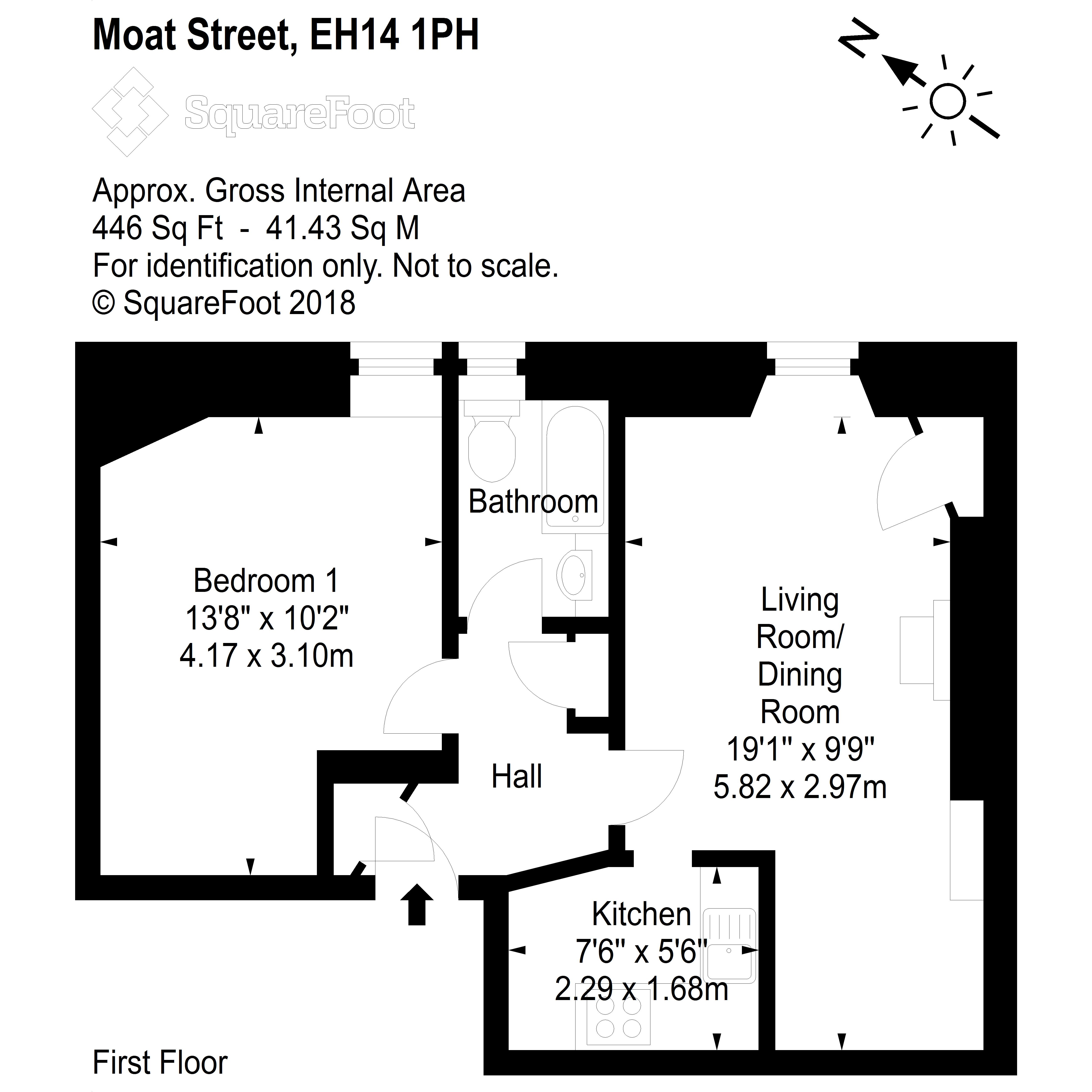 1 Bedrooms Flat for sale in Moat Street, Edinburgh EH14