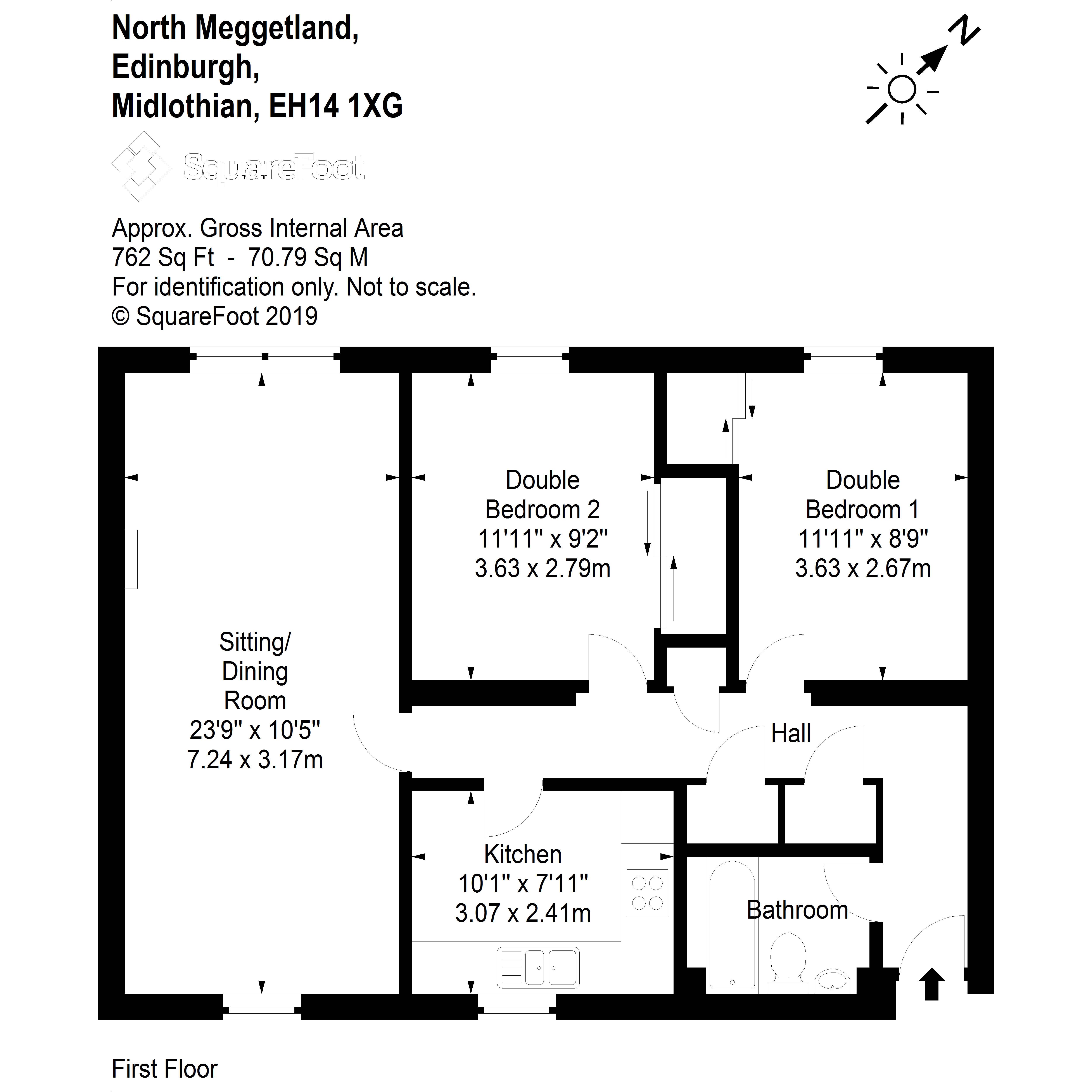 2 Bedrooms Flat for sale in 33 Flat 4 North Meggetland, Edinburgh EH14