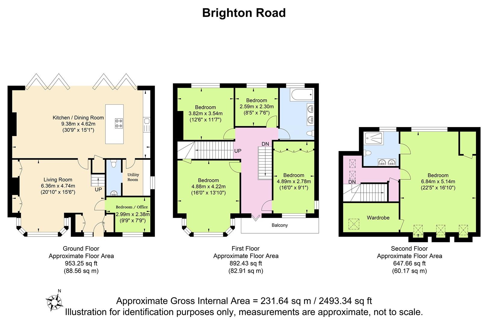 269, Brighton Road, Worthing floorplan
