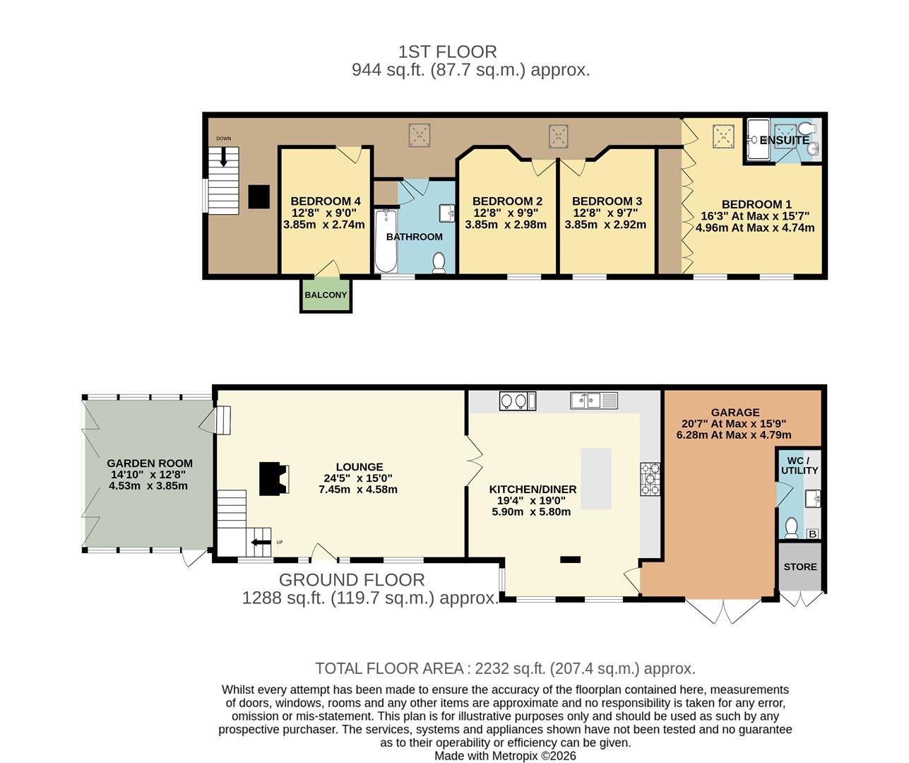 The Coach House, Churston Road, Brixham floorplan