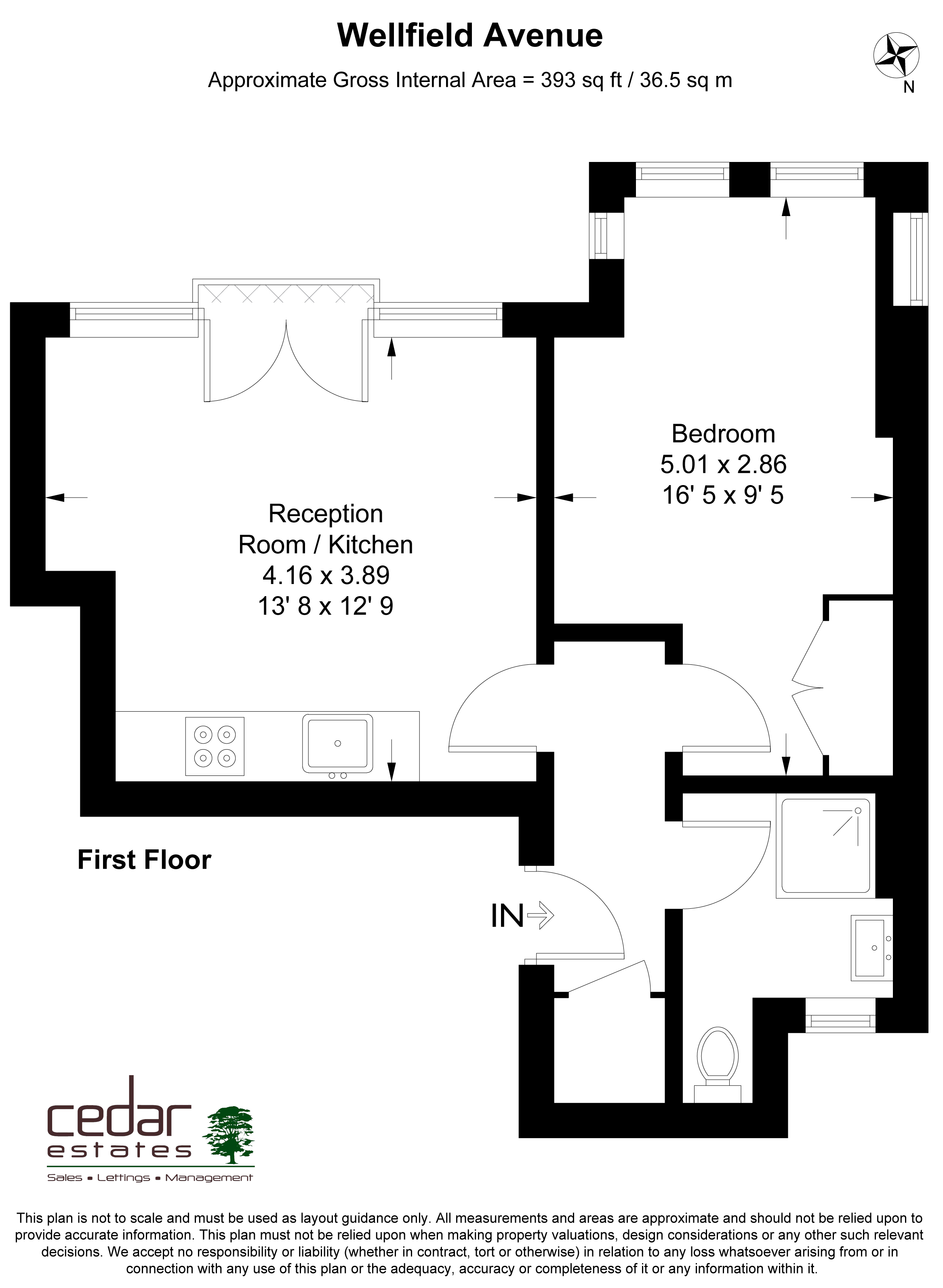 Wellfield Avenue, London floorplan