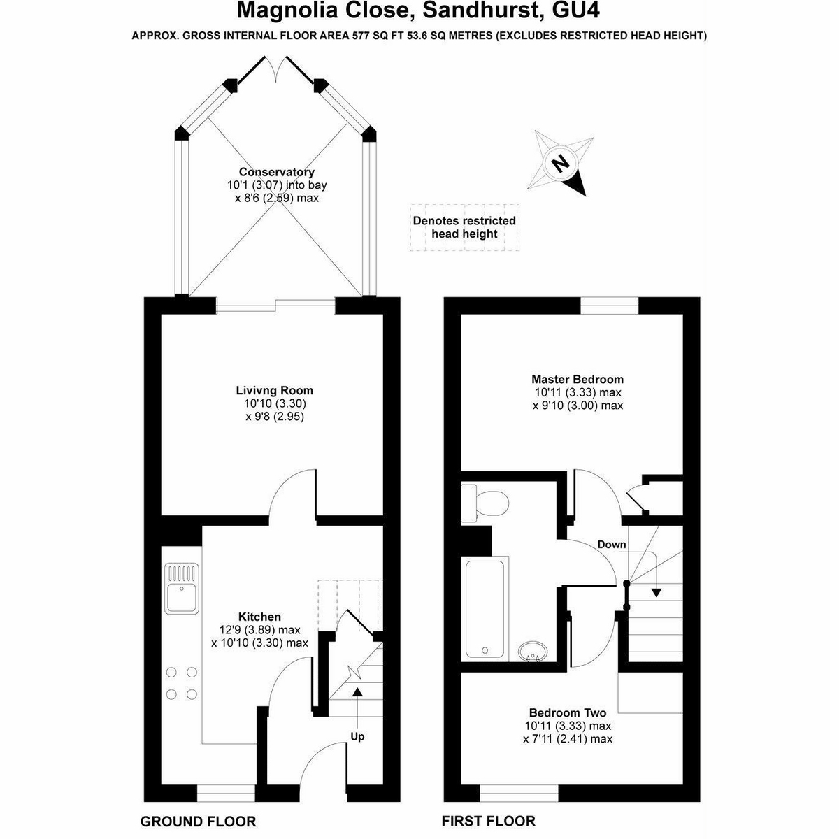 16, Magnolia Close, Sandhurst floorplan