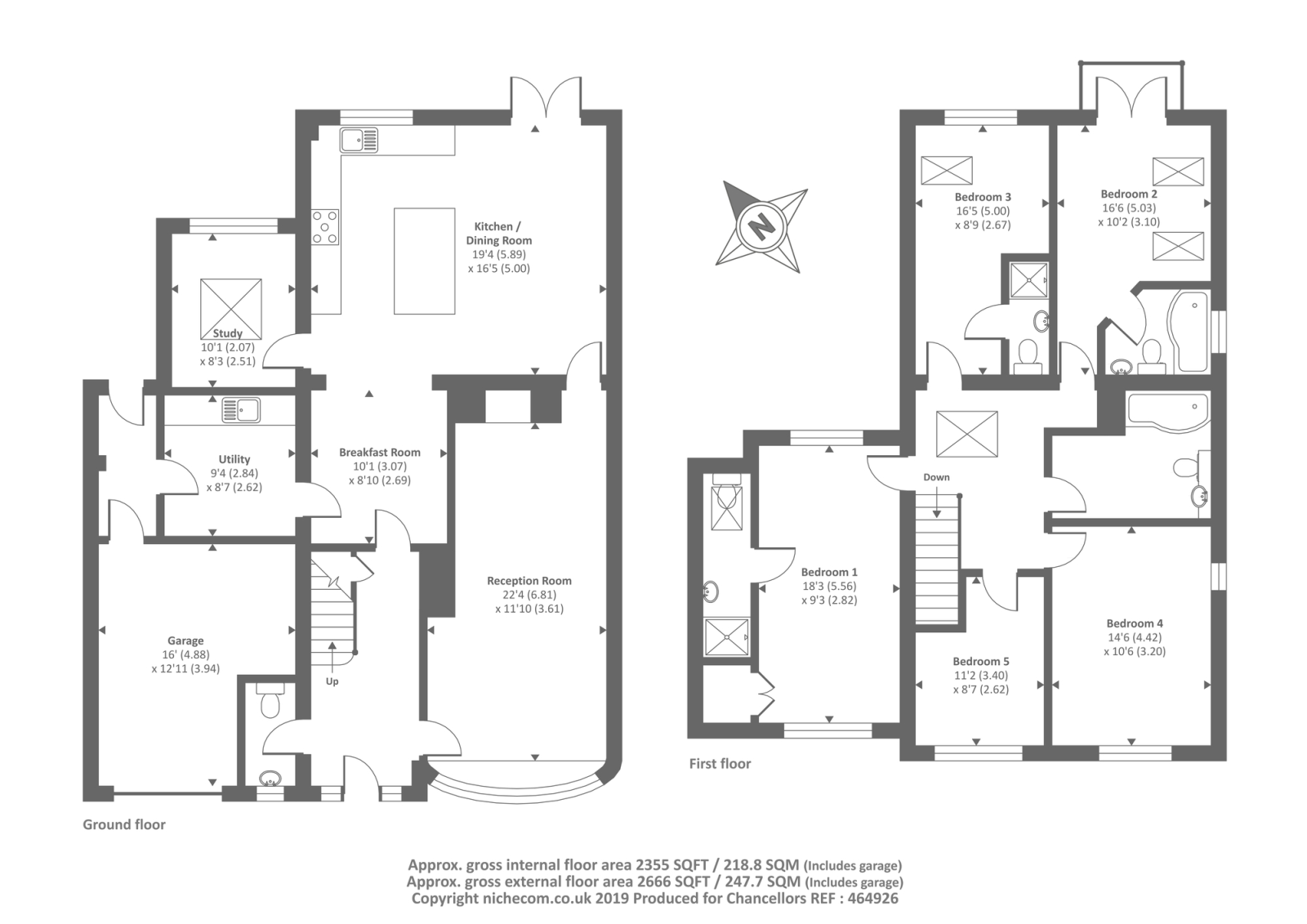 Amberley, Wellington Avenue, Surrey floorplan