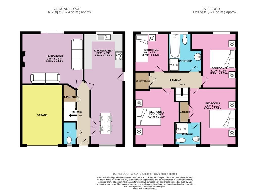 Holliday Close, Swindon floorplan