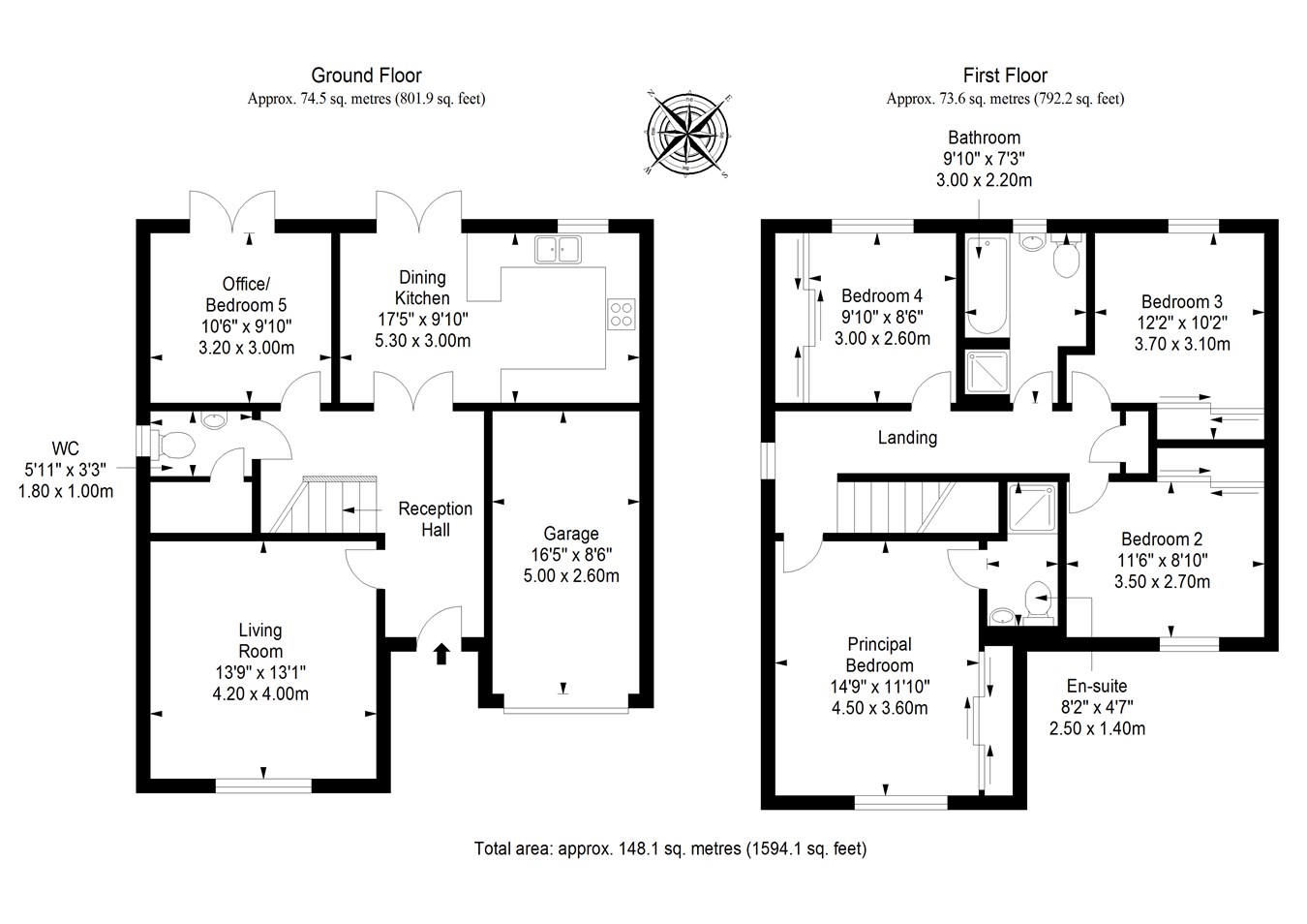 Cadwell Crescent, Gorebridge EH23, 4 bedroom detached house for sale