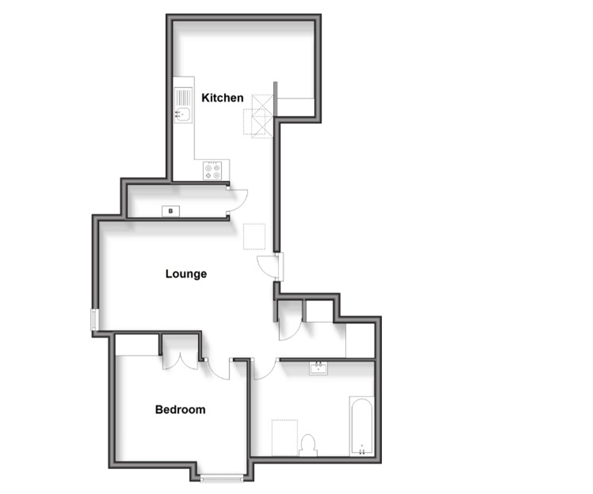 Flat 3 Cheam Common Road, 135 Cheam Common Road, Worcester Park floorplan