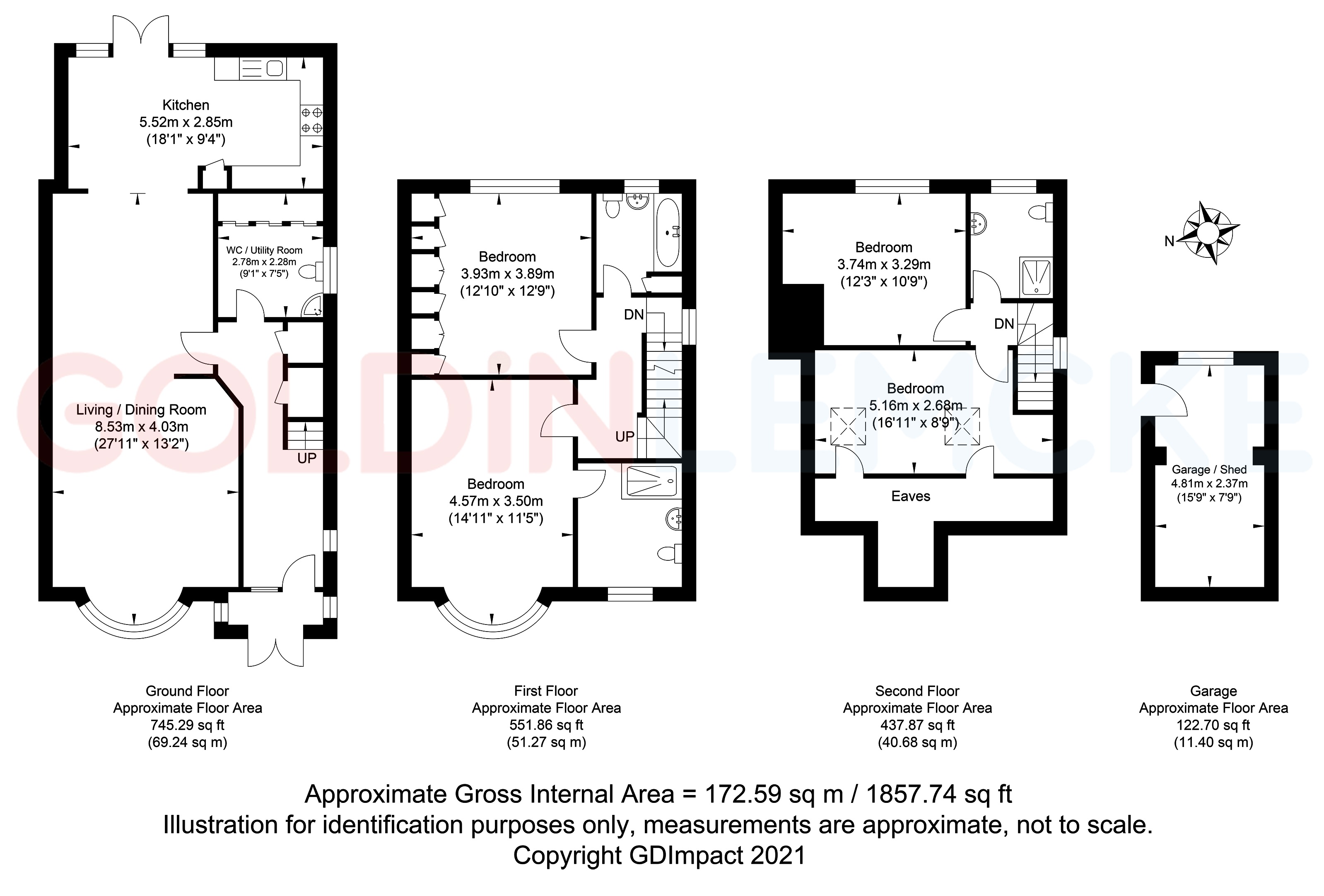 St. Leonards Gardens, Hove BN3, 4 bedroom semidetached house for sale