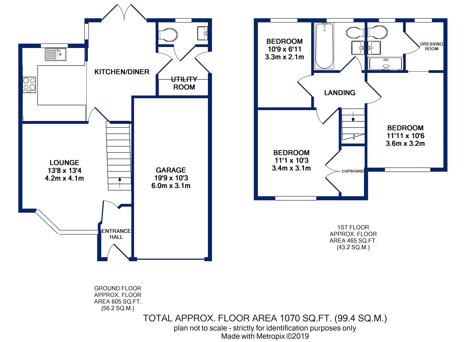 3 Bedrooms Detached house for sale in Dempsey Close, Wakefield, West Yorkshire WF2