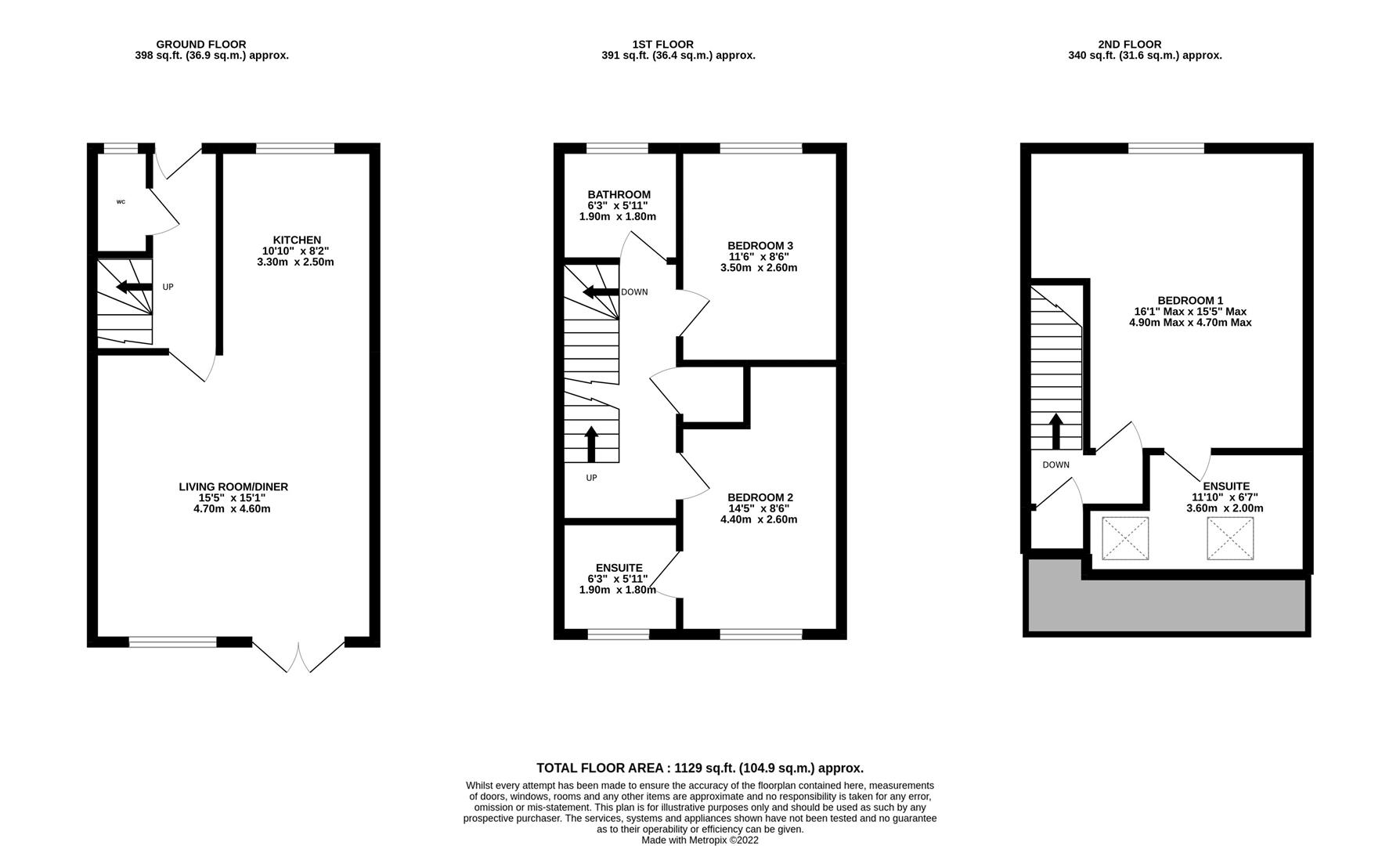 123, Blackthorn Drive, Huddersfield floorplan