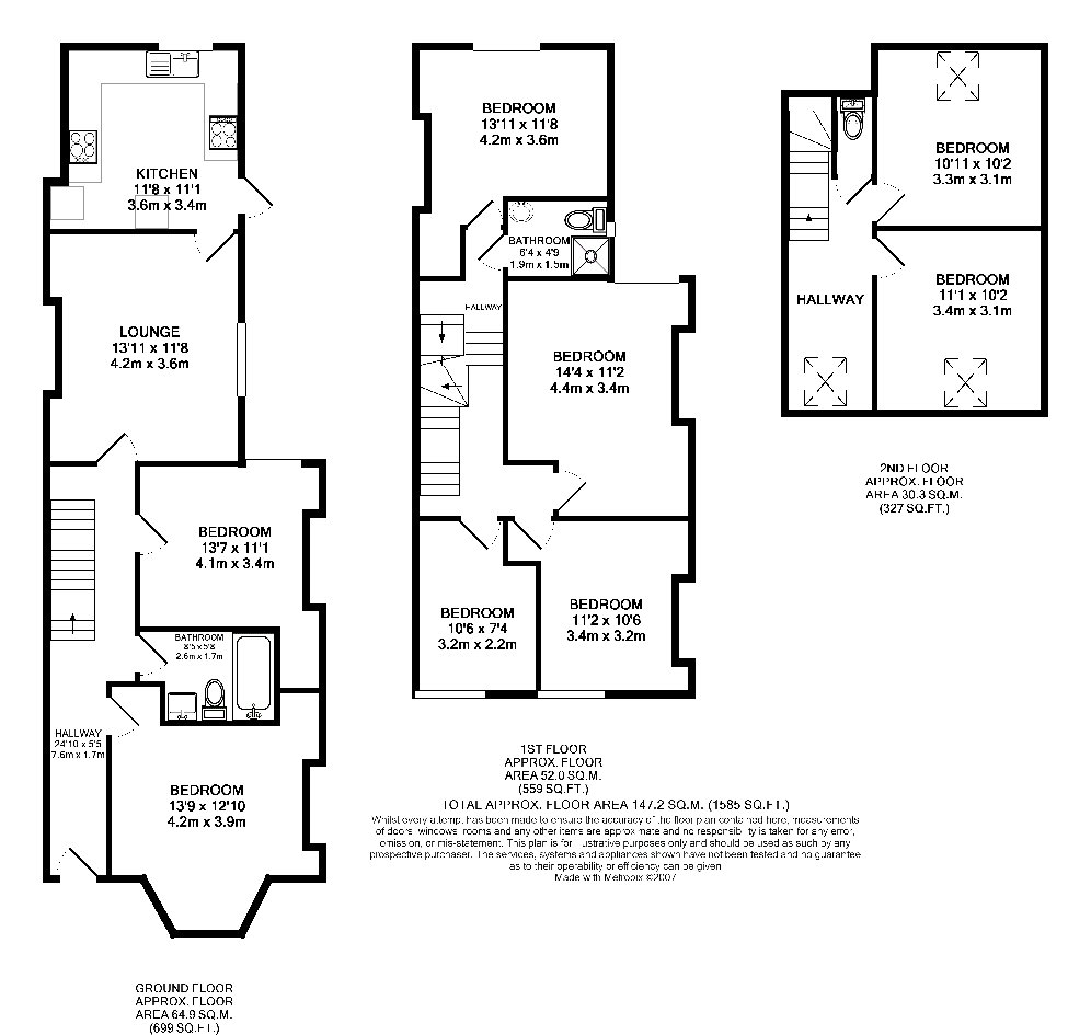 8 Bedrooms  to rent in Harriet Street, Cathays, Cardiff CF24