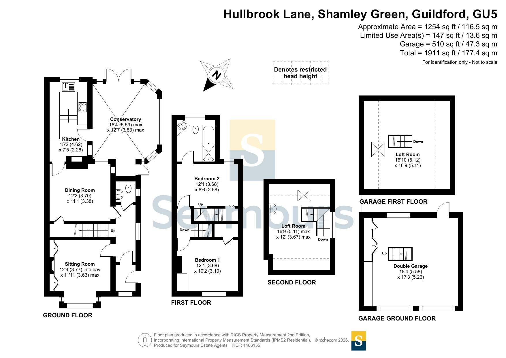 Holly House,, Hullbrook Lane, Guildford floorplan