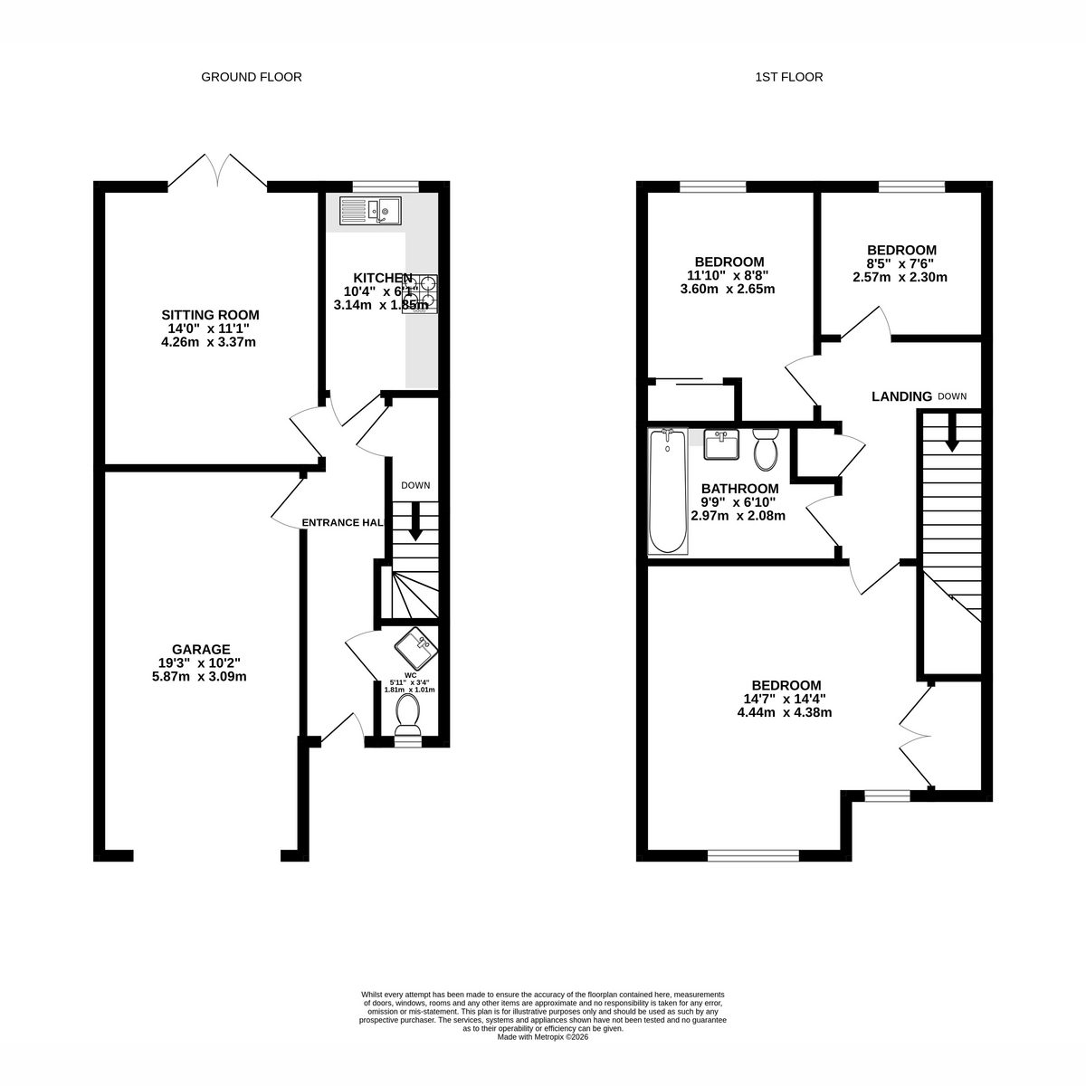 9, Admirals Walk, Inverness floorplan