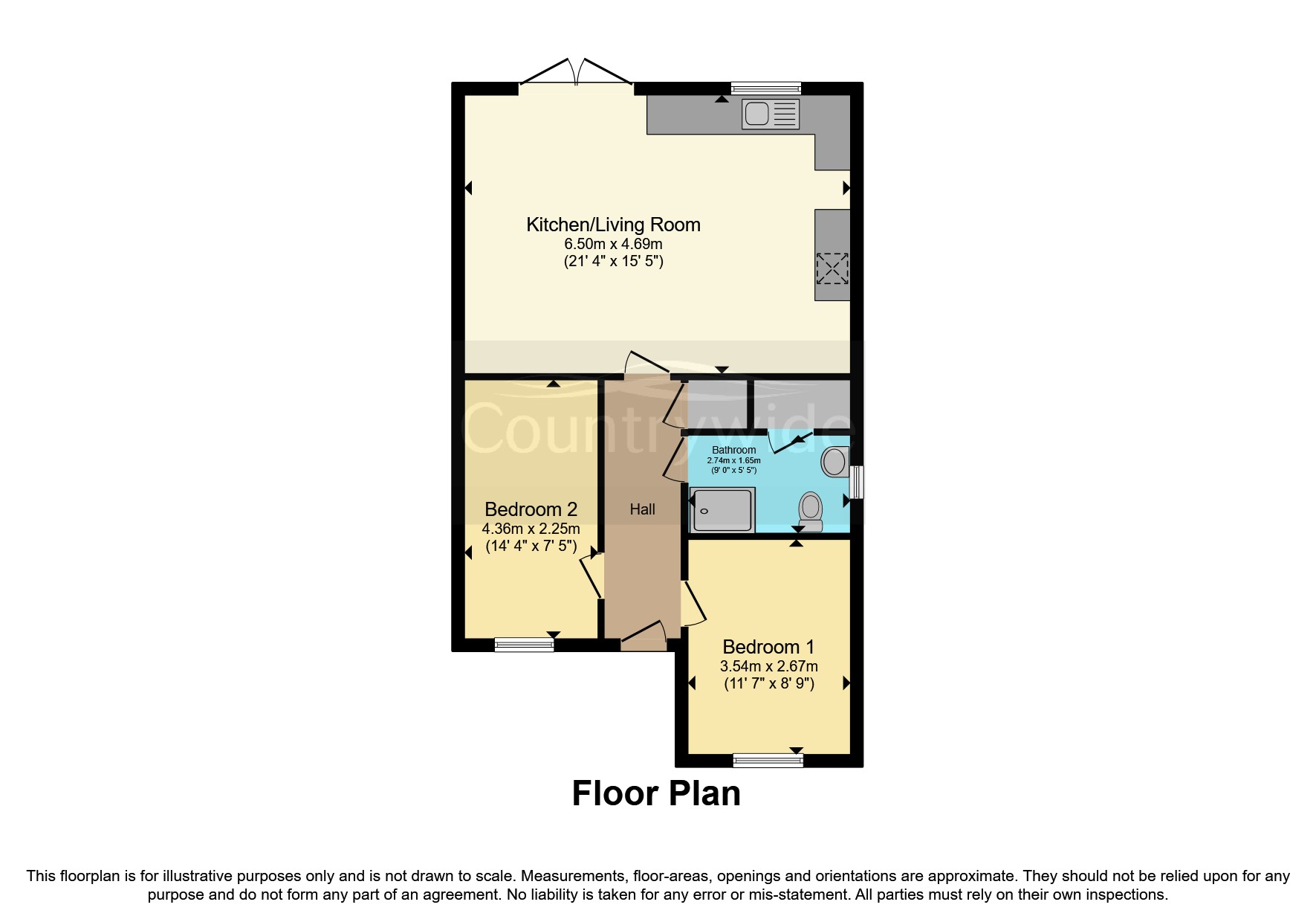 School Road, Runcton Holme, King's Lynn, Norfolk PE33, 2 bedroom