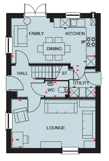H645984, Welshpool Road, Bicton Heath, Shrewsbury floorplan