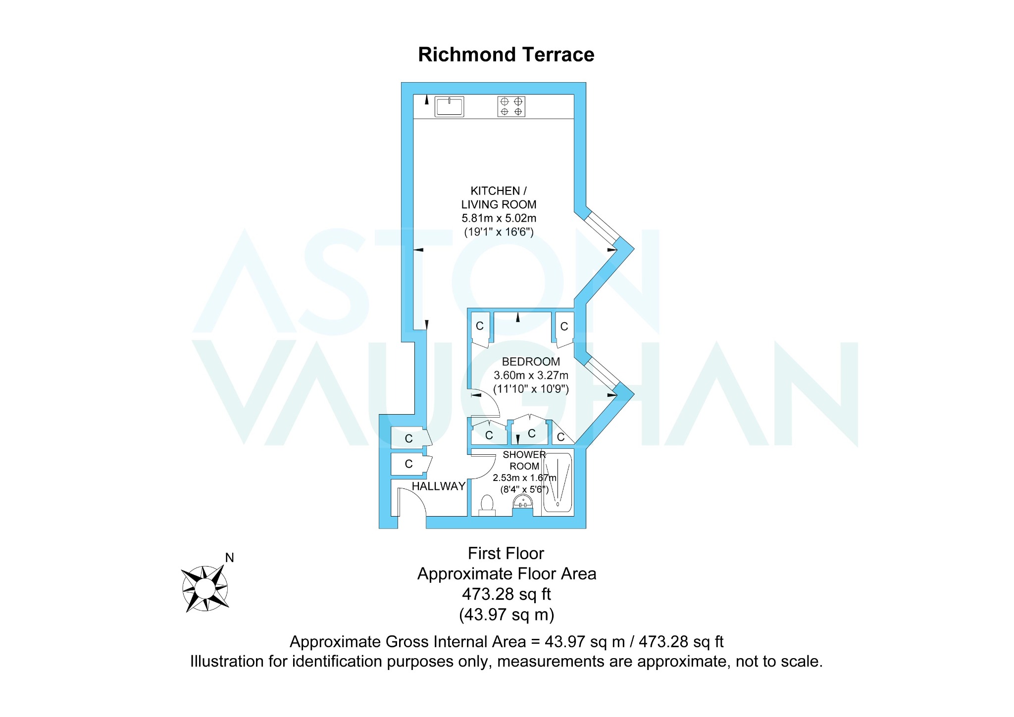 Flat 8A, Old College House, Brighton floorplan