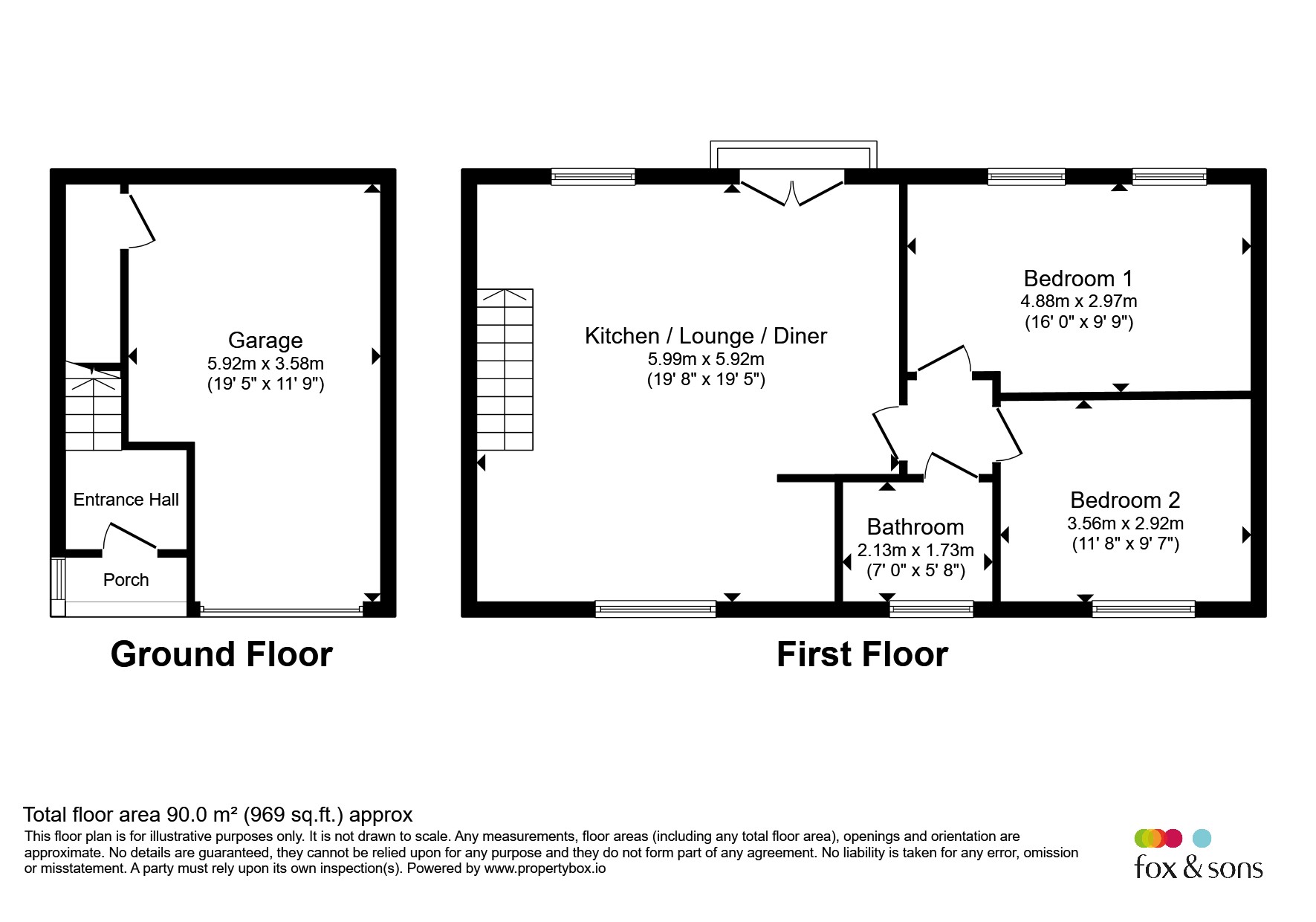 2, Hawthorn Place, Cullompton floorplan