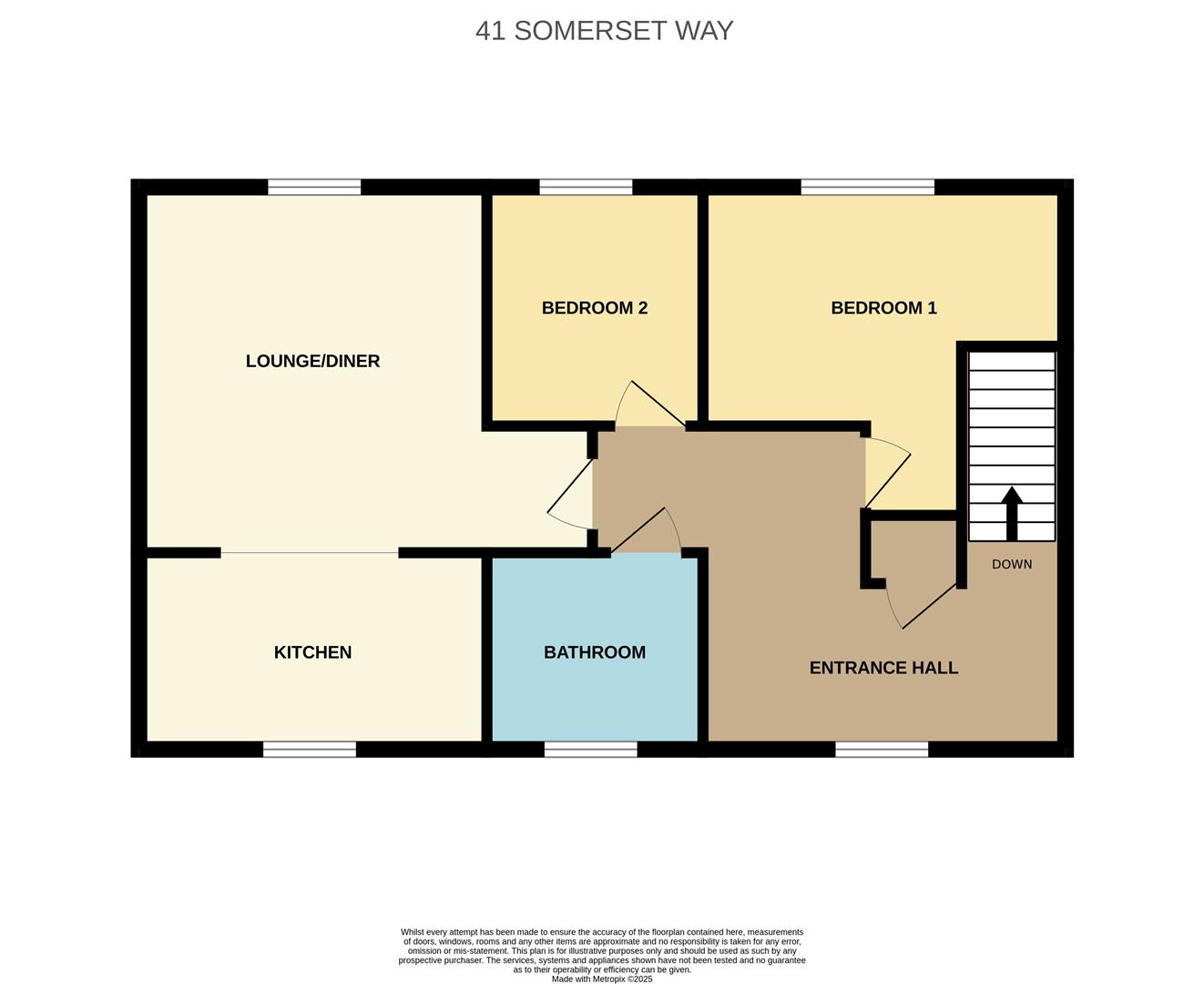 41, Somerset Way, Highbridge floorplan