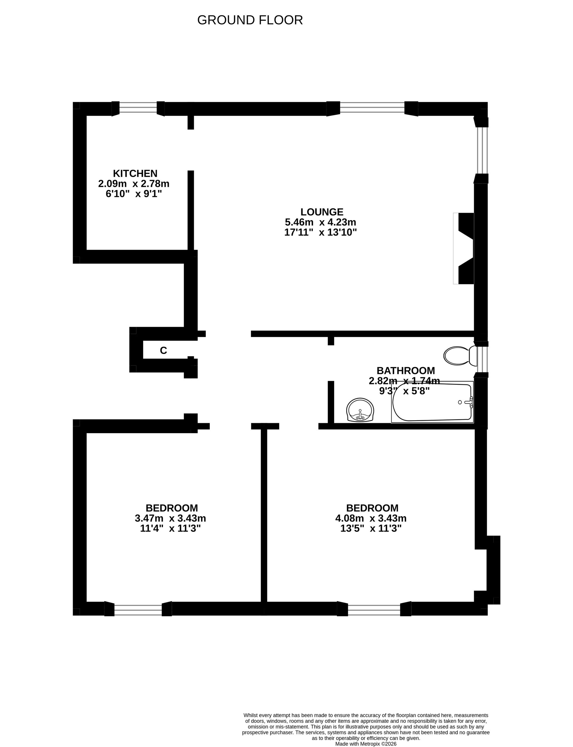 32a Monifieth Road, Dundee floorplan