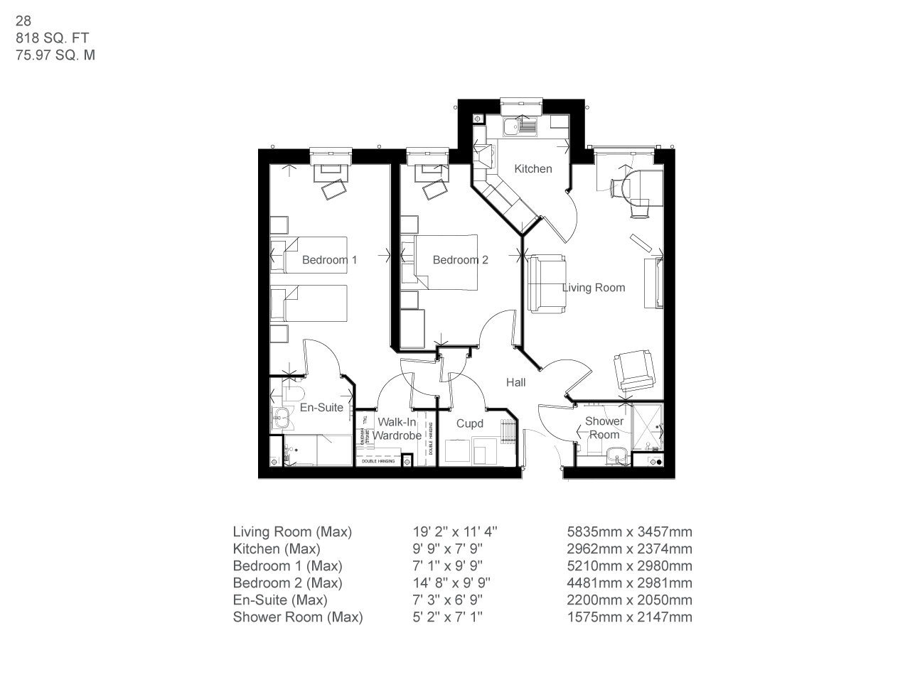28, Purbrook floorplan