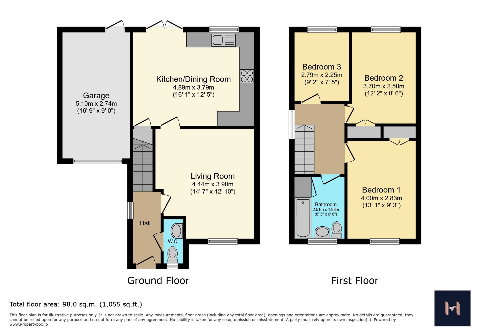 9 Six Acre Close, Leicester floorplan