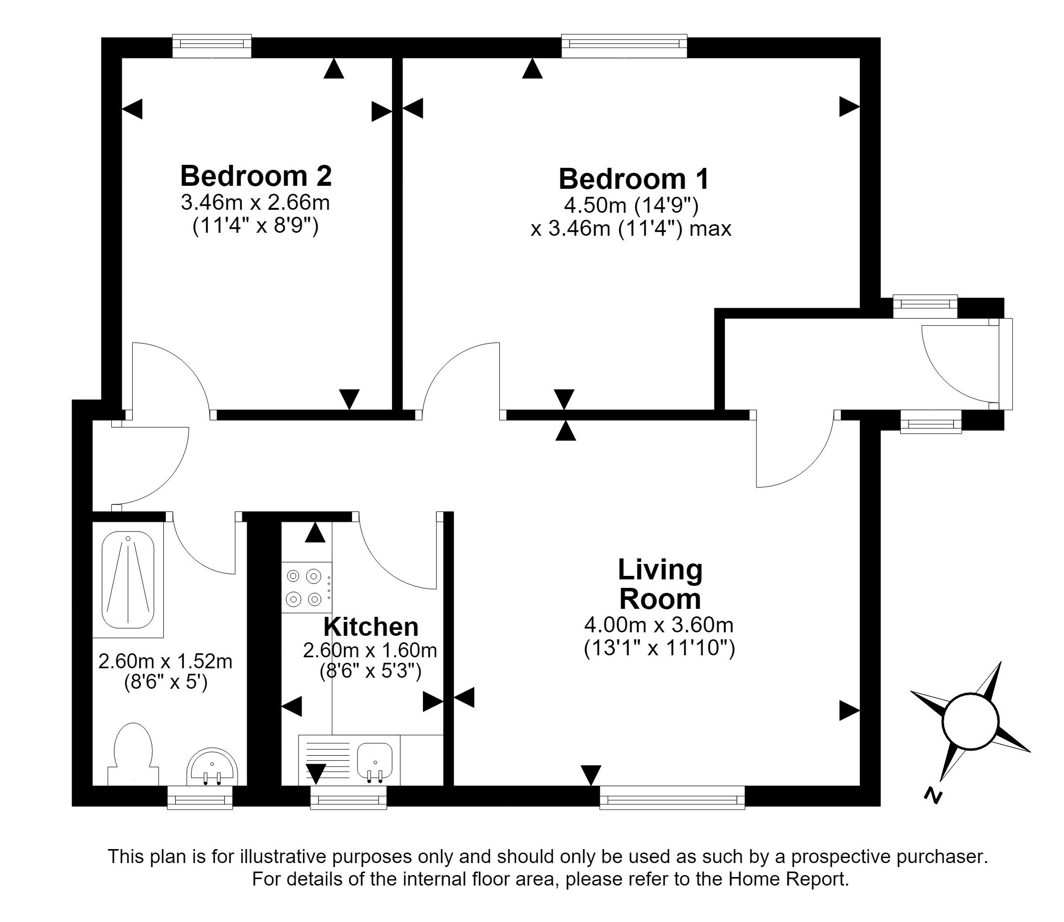 34, Restalrig Square, Restalrig, Edinburgh floorplan