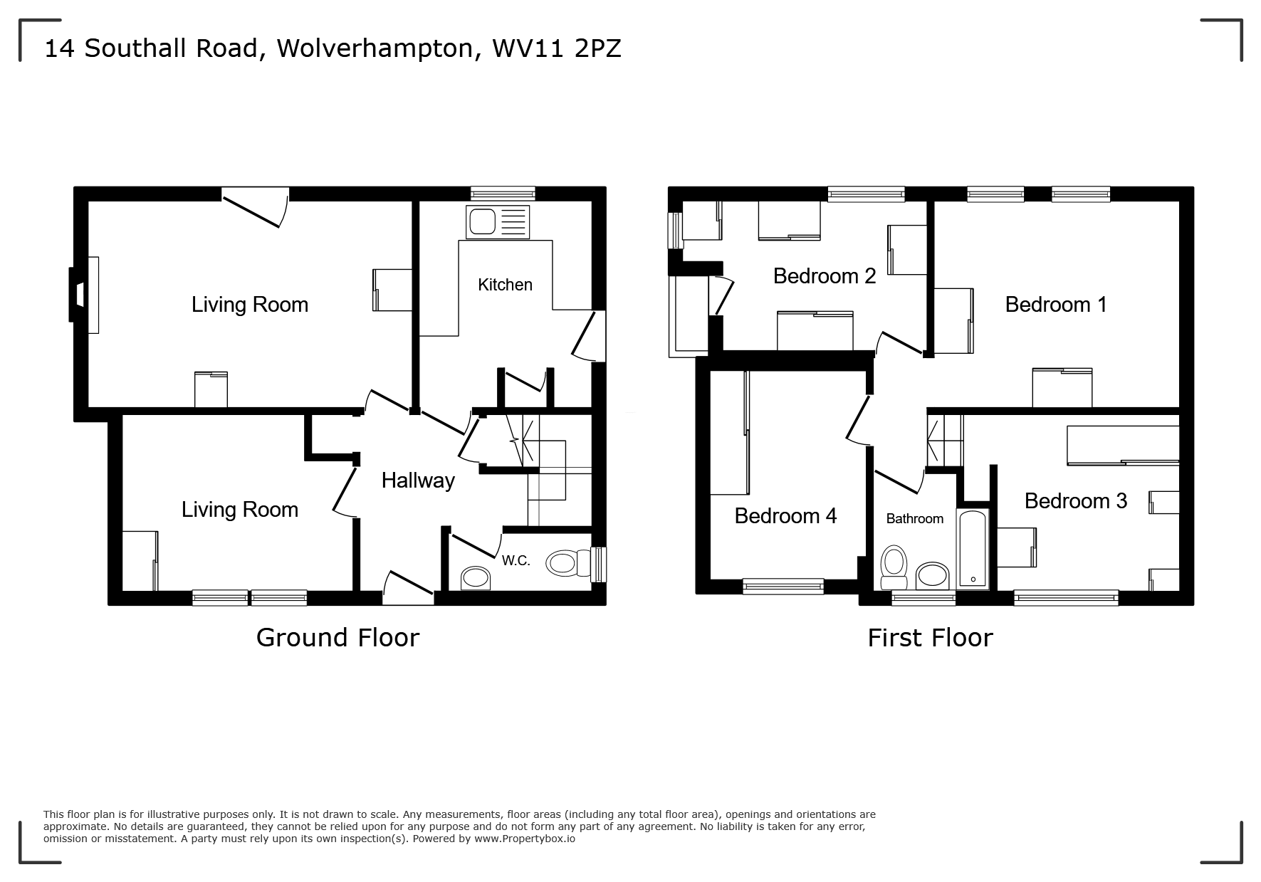 14, Southall Road, West Midlands floorplan