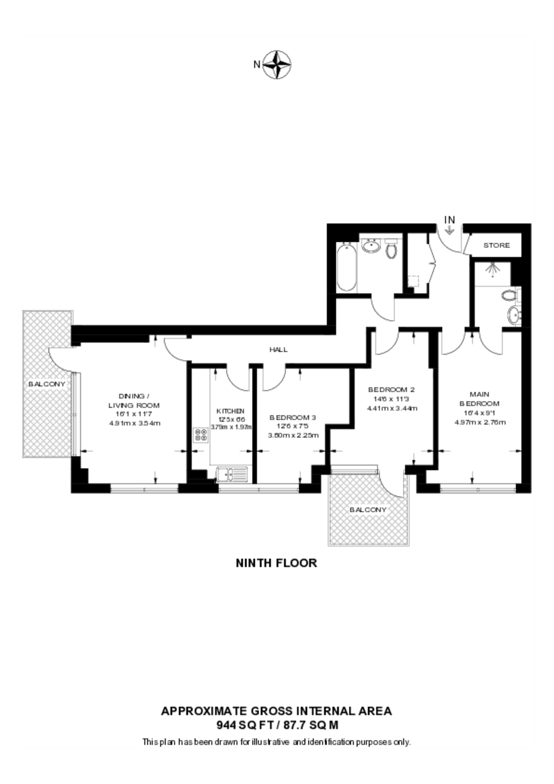 Southall Grove, Southall floorplan