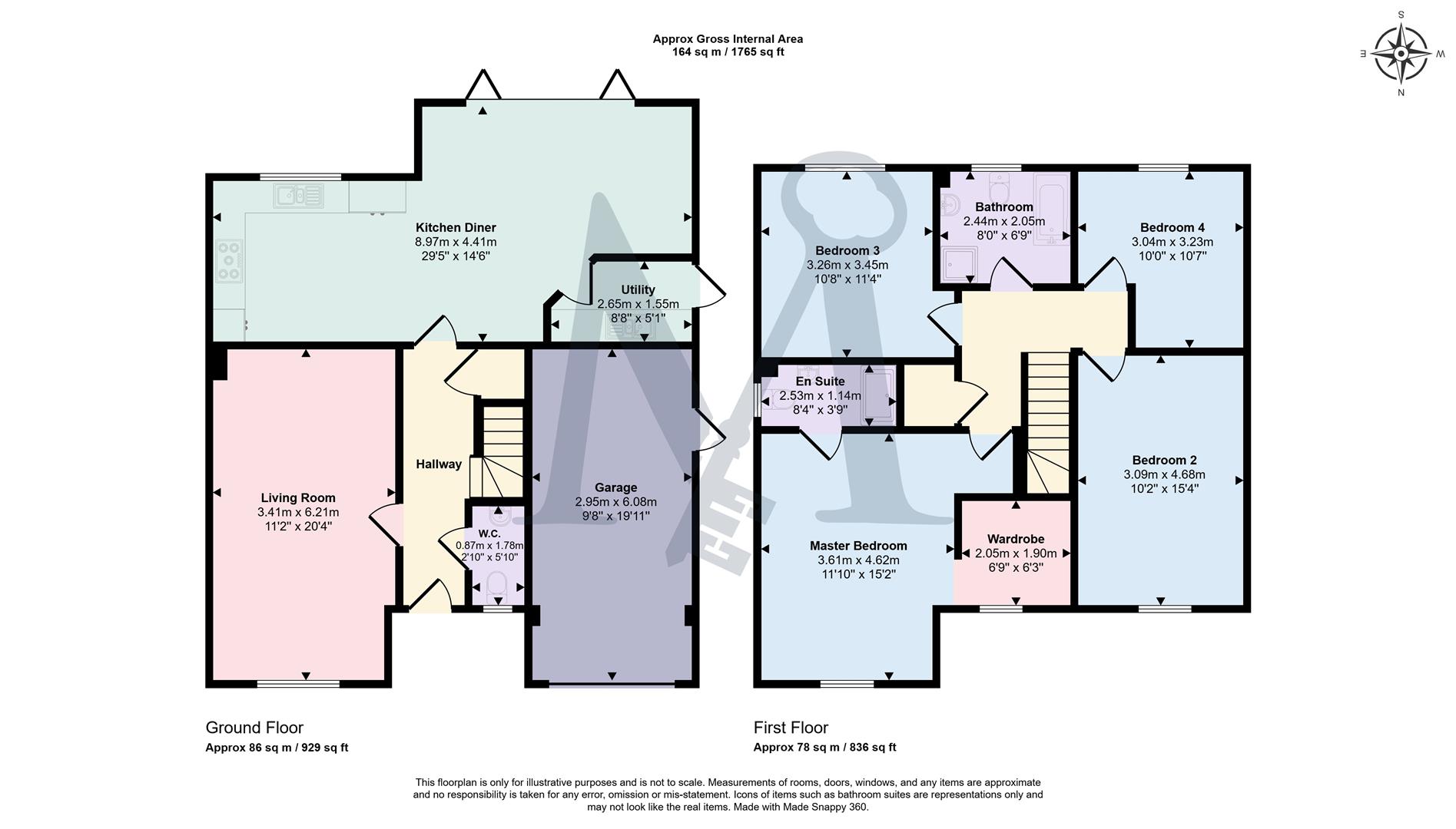 The Canterbury, Plot 47, Grange Meadows, Coalville floorplan