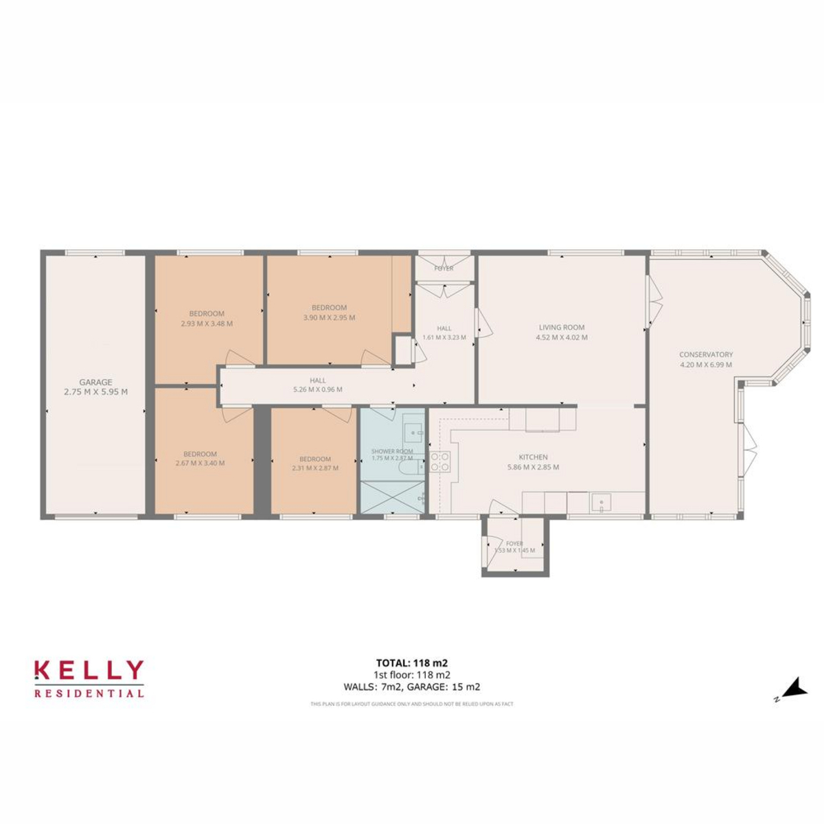 154, Aurs Road, Glasgow floorplan