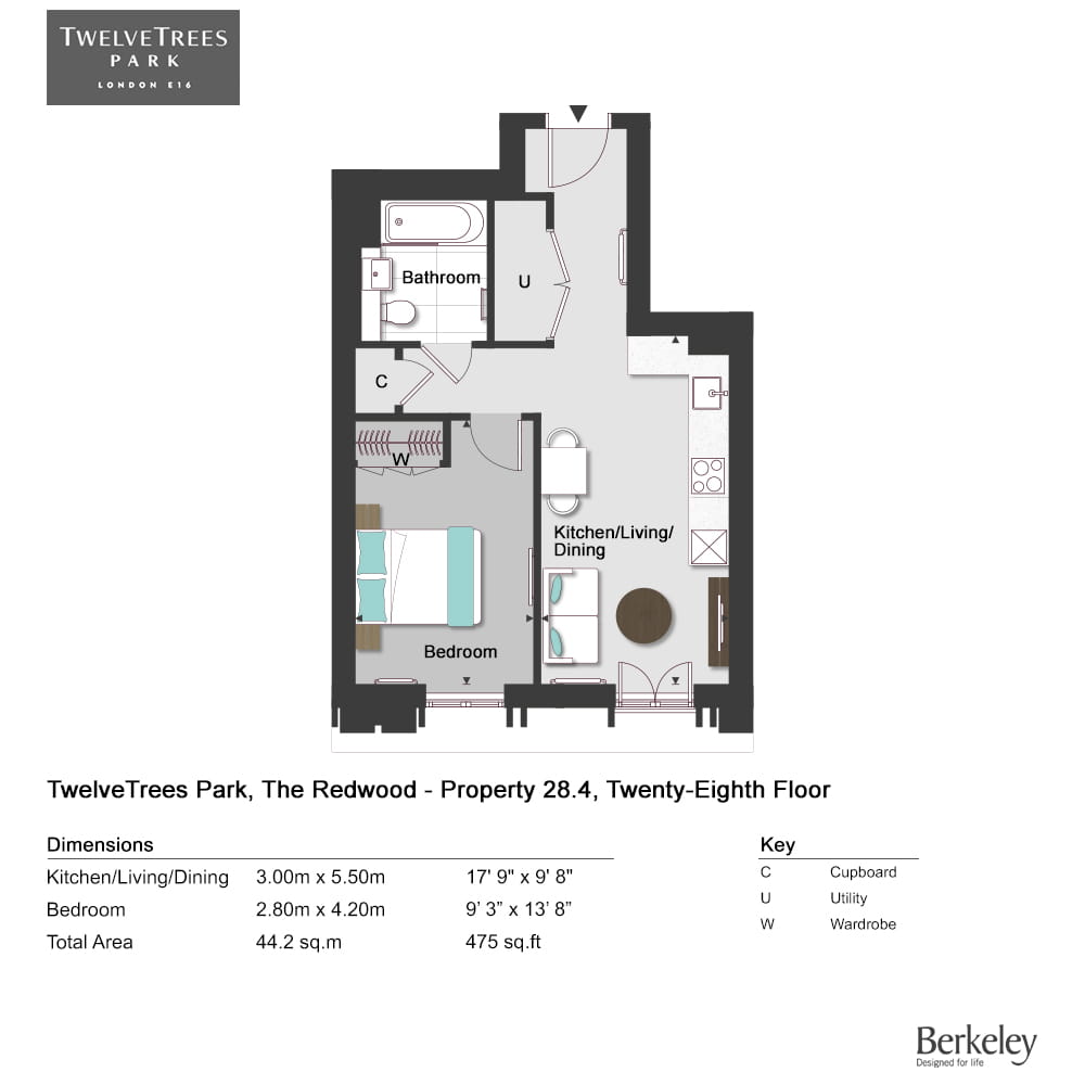 28.04, West Ham, E16 4Da, West Ham floorplan