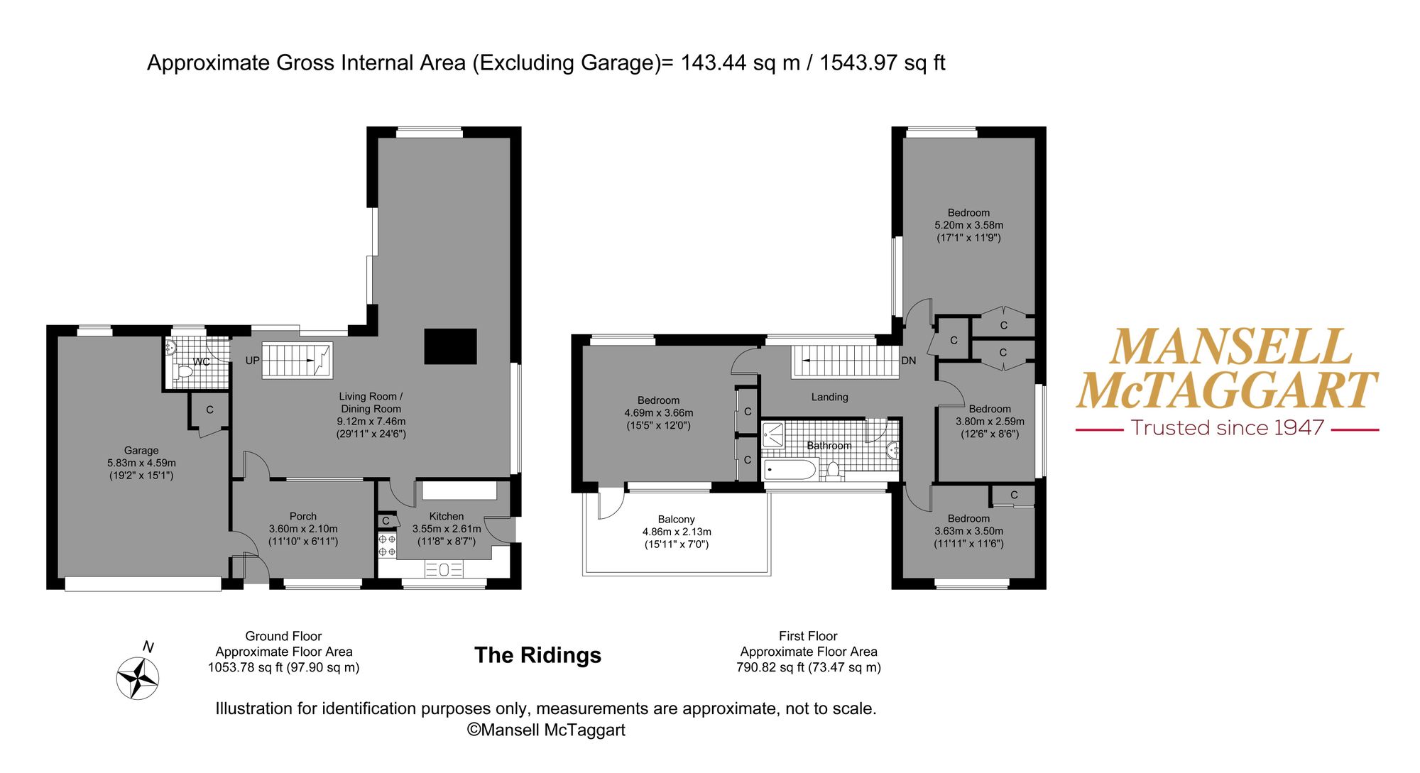 10 The Ridings, Steyning floorplan