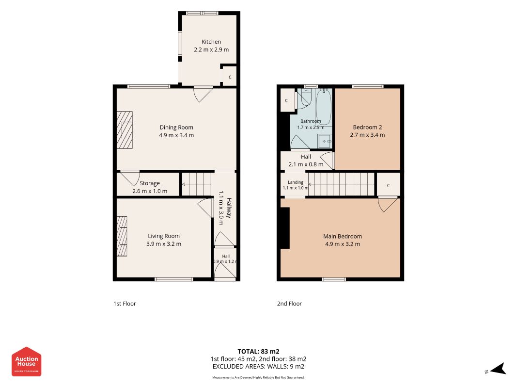 54 Rokeby Street, Newcastle upon Tyne floorplan