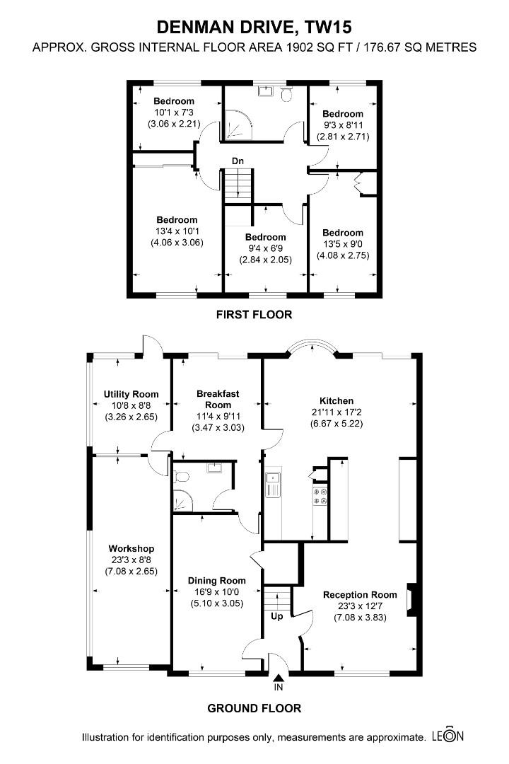 145, Denman Drive, Ashford floorplan