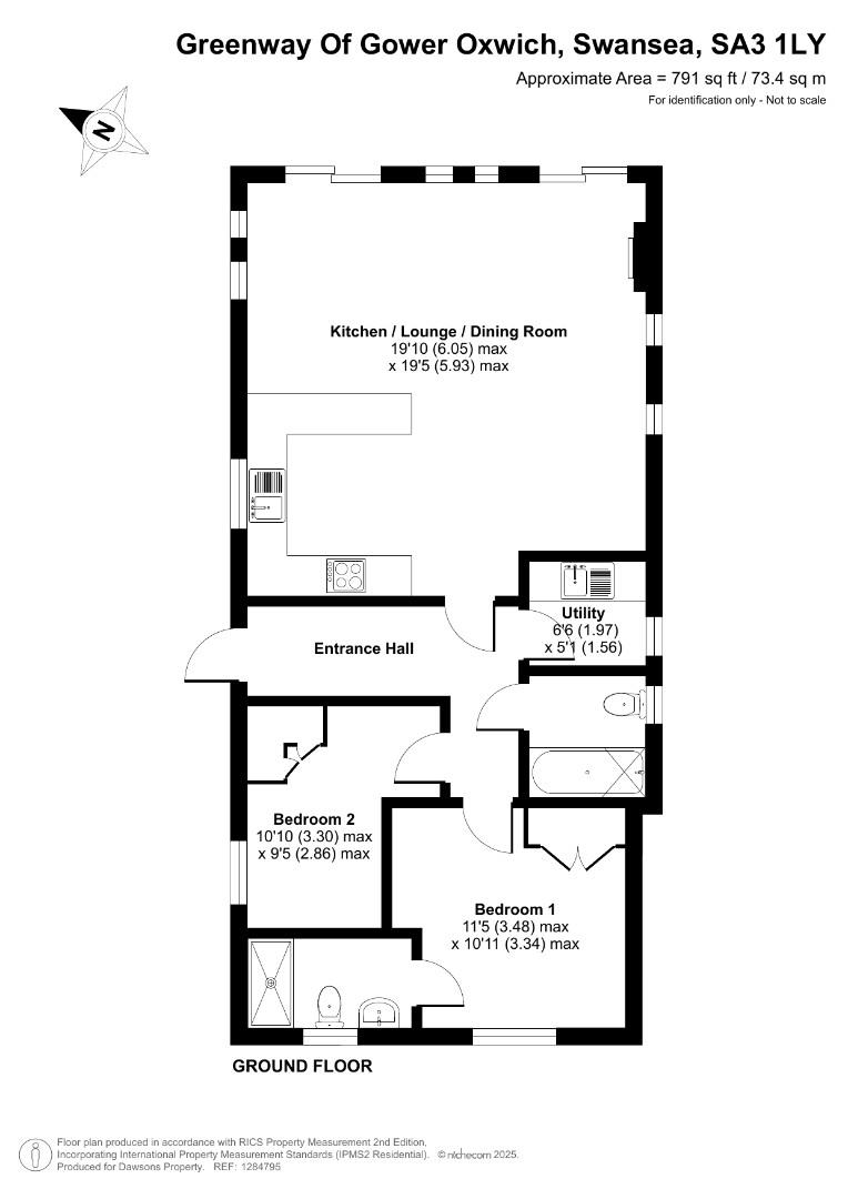 8 Bay View Gardens, Greenways Of Gower, Swansea floorplan