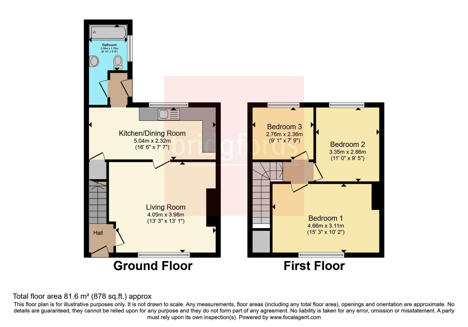 5, Wear Street, Durham floorplan