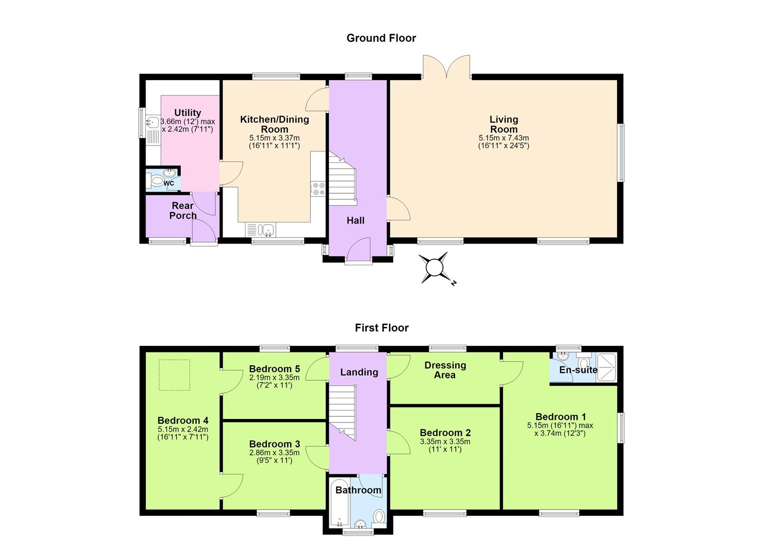 Heyope, Knighton floorplan