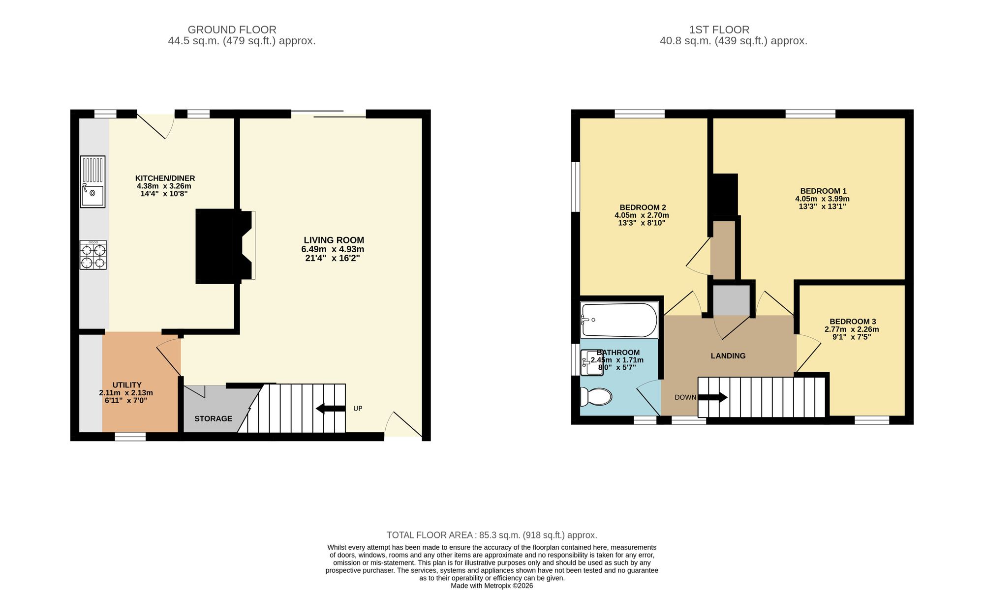 13 Sheepcote Road, Sheffield floorplan