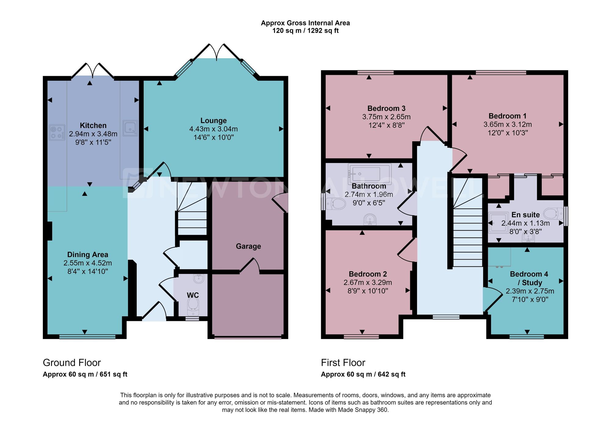 74 Long Lane, Coalville floorplan