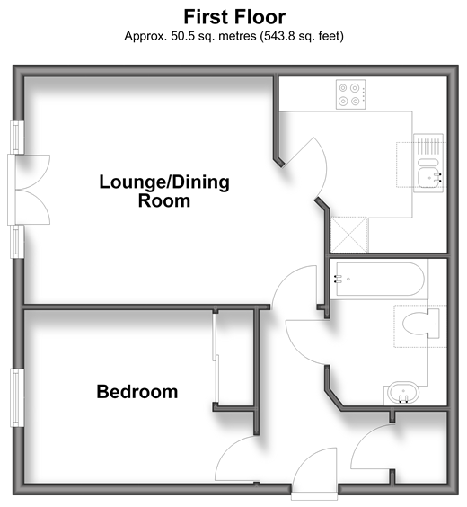 Truggers Court, Handcross floorplan