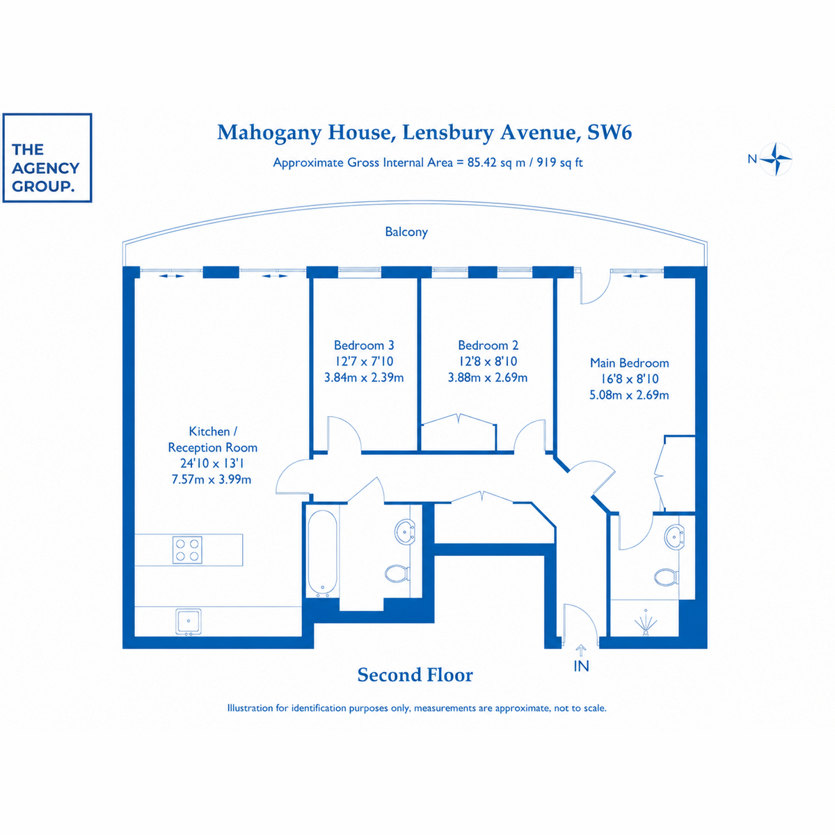 Flat 8, ., Lensbury Avenue, London floorplan